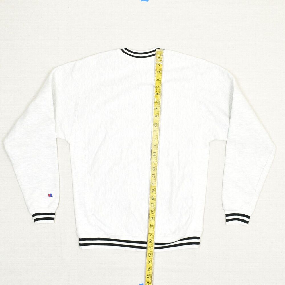 Champion Men Iowa Hawkeyes Pullover Sweater Cotton Gray Size S Stained Line - Picture 5 of 8